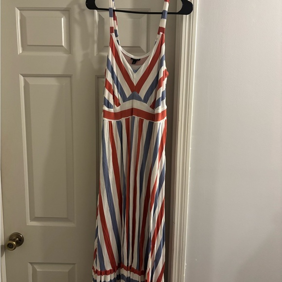 Torrid Striped Tiered Maxi Dress - Picture 3 of 10
